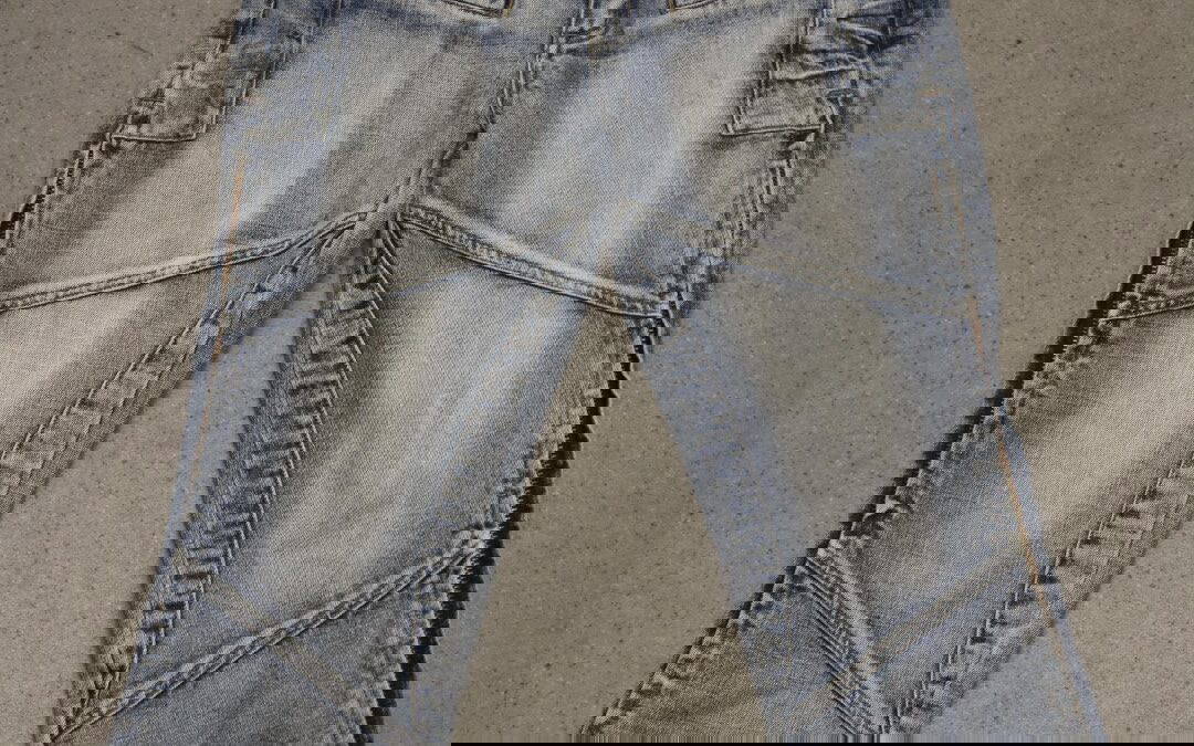 VINTAGE denim zipped peddle pusher jeans (uk10)