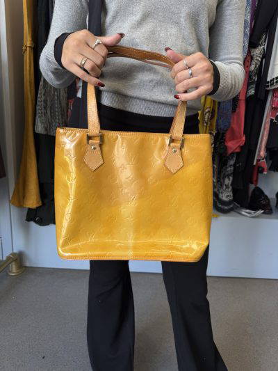 LV Monogram Vernis(patent calfskin) Houston Tote - December 1998