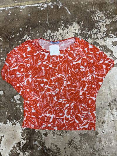 blumarine patterned tee (uk14)