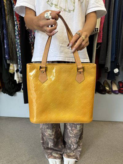 LV Monogram Vernis(patent calfskin) Houston Tote - April 2002