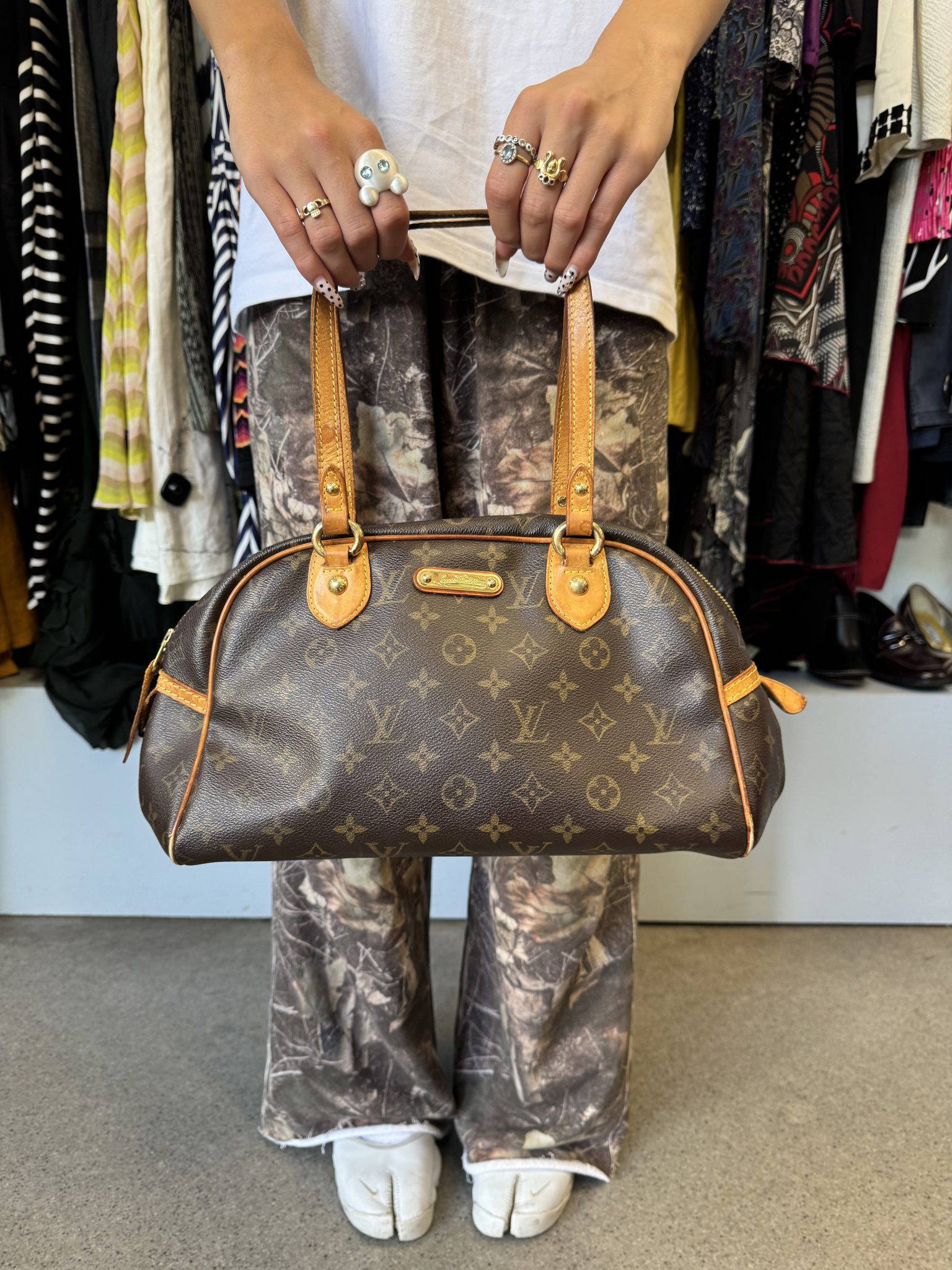 Louis Vuitton LV Monogram Canvas Montorgueil PM Bag - February 2008