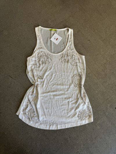 Versace white vest (uk12)