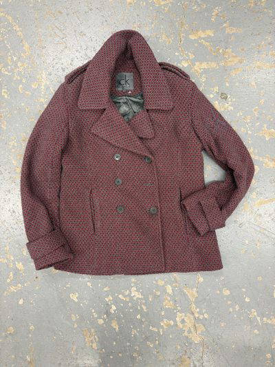 Calvin Klein textured beautiful coat (uk14)