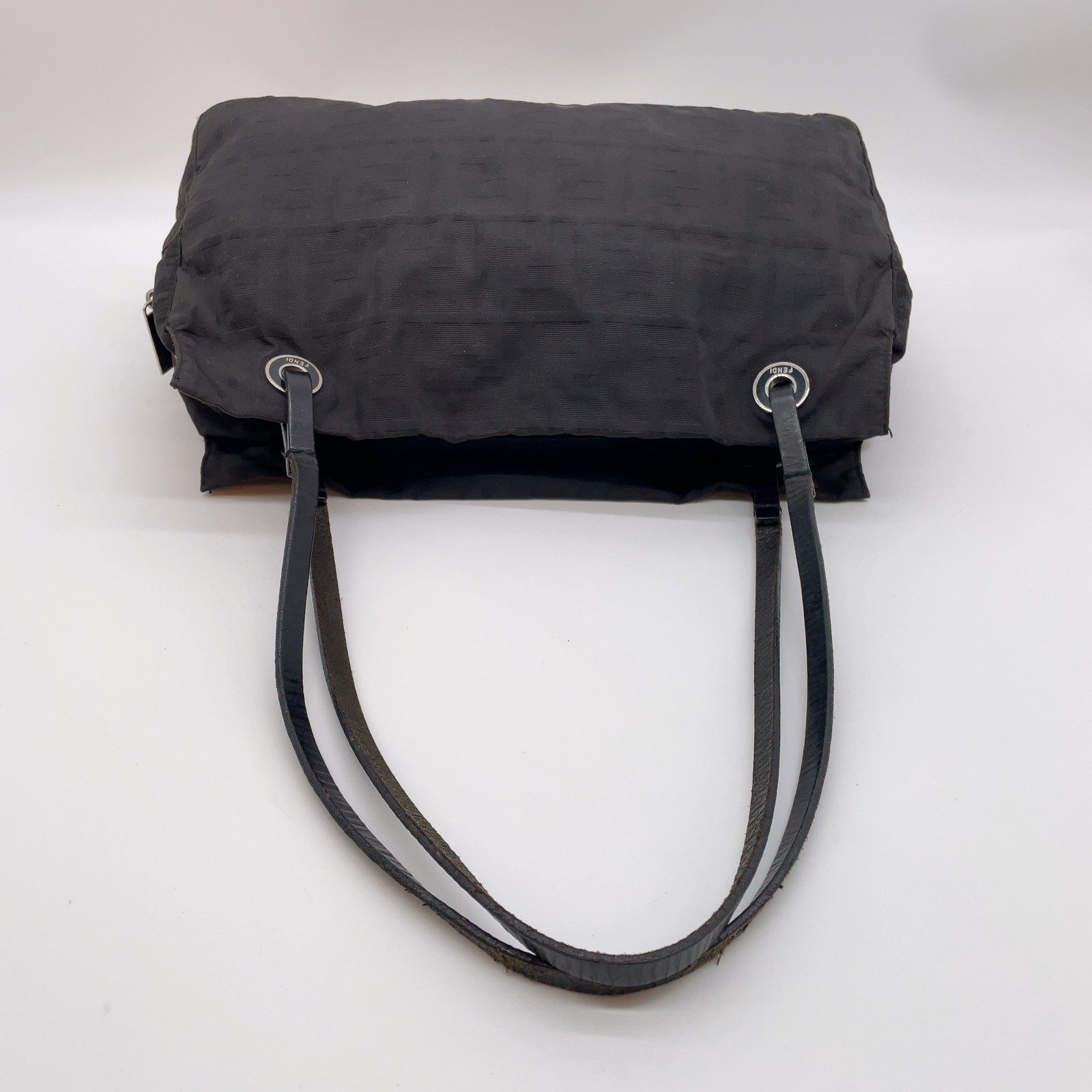 FENDI Zucca Monogram Nylon Tote Bag-Late 90’s - Image 6