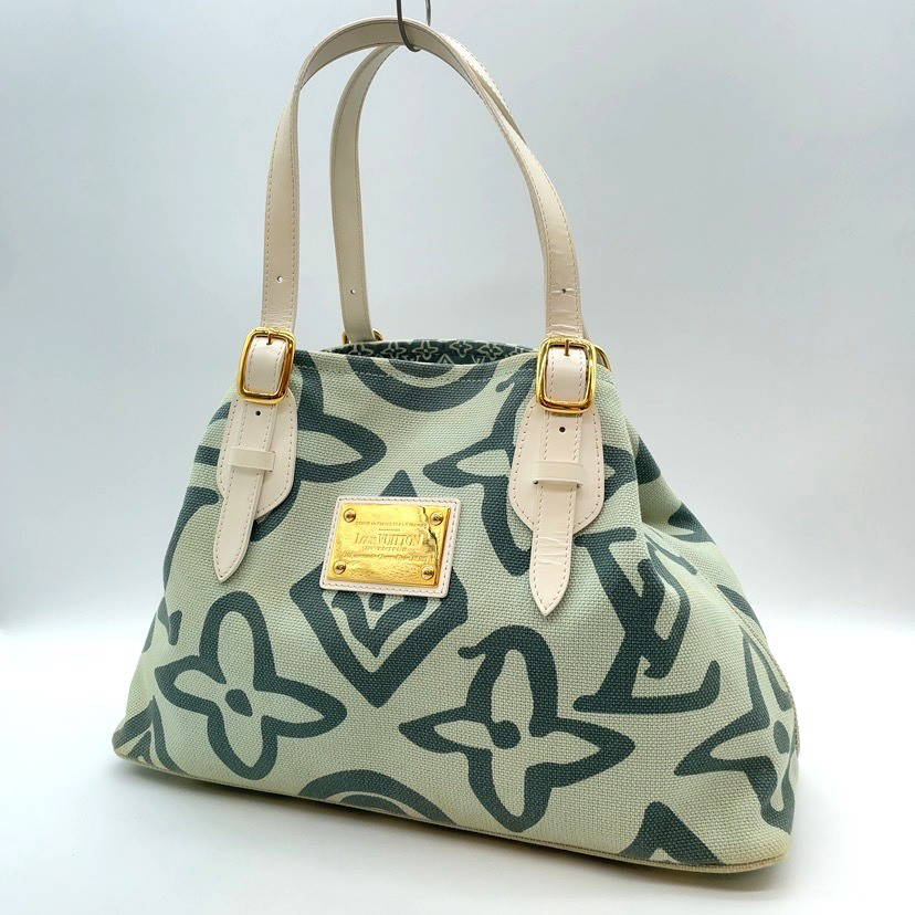 Louis Vuitton LV Limited Edition Tahitienne Cabas PM Bag - Feb 2008 - Image 7