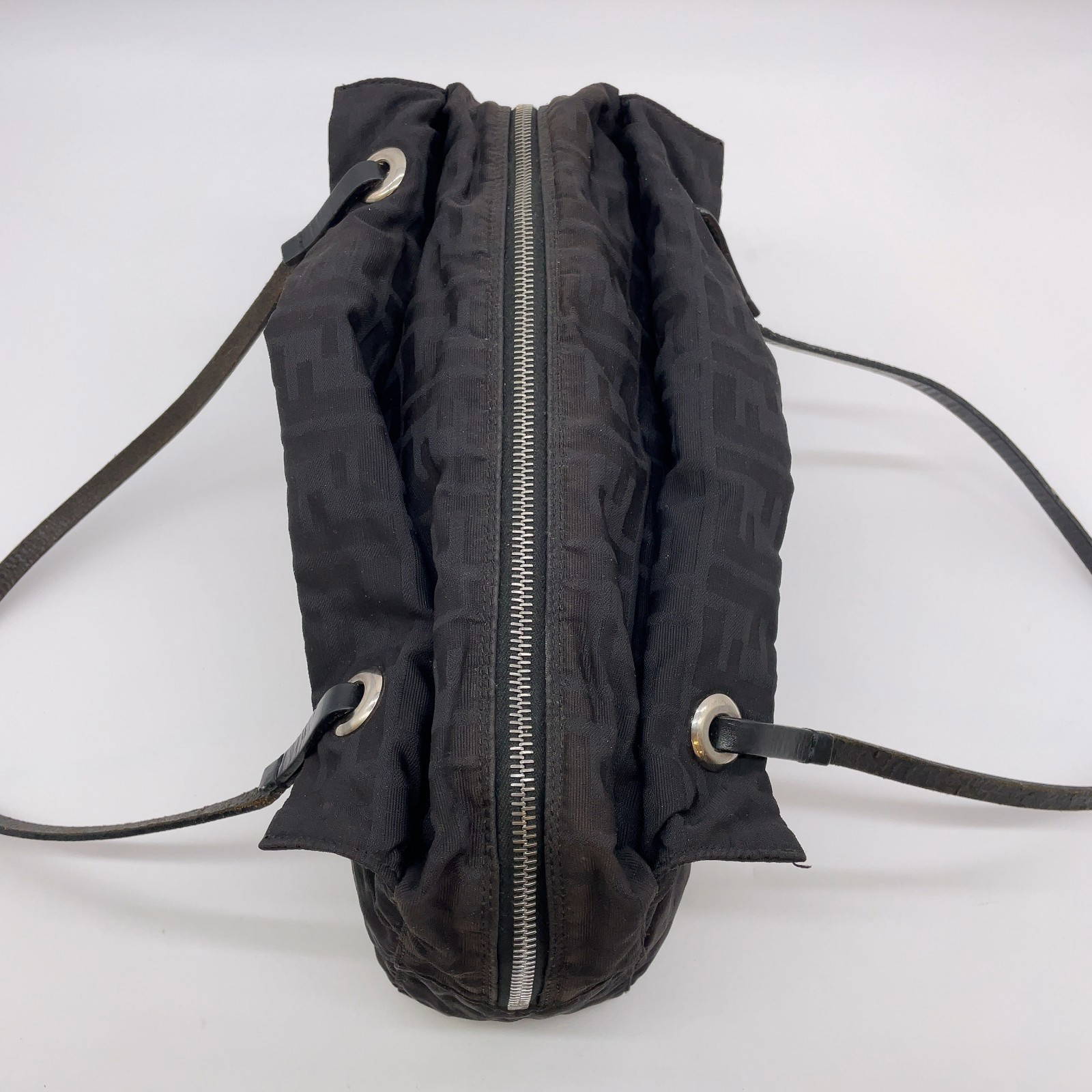 FENDI Zucca Monogram Nylon Tote Bag-Late 90’s - Image 8