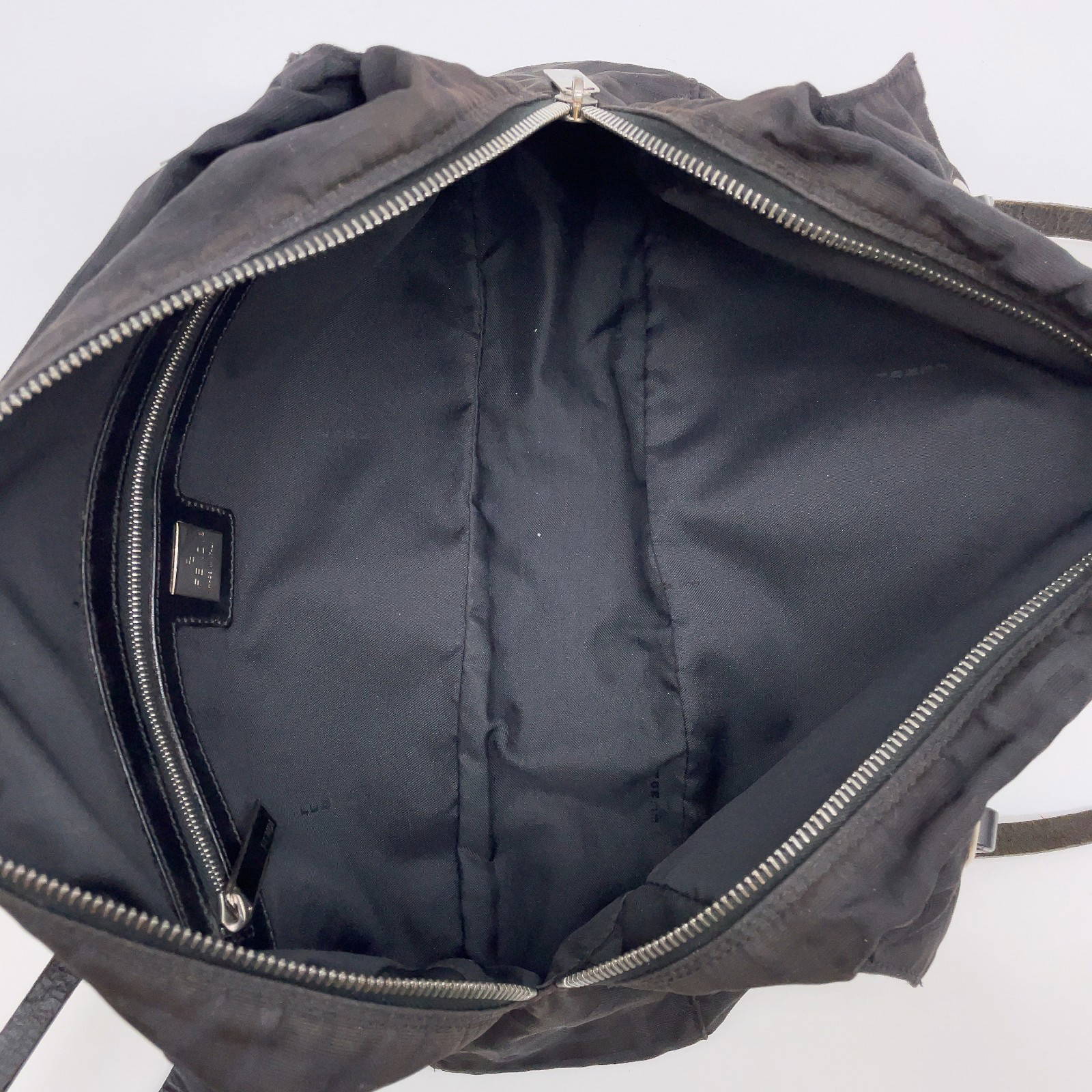 FENDI Zucca Monogram Nylon Tote Bag-Late 90’s - Image 10