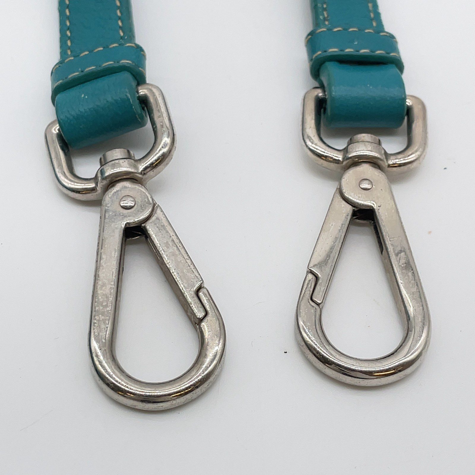 PRADA Tessuto Fiocco Gathered Bow 2-Way Satchel in Turquoise Mid-late 2000’s - Image 9