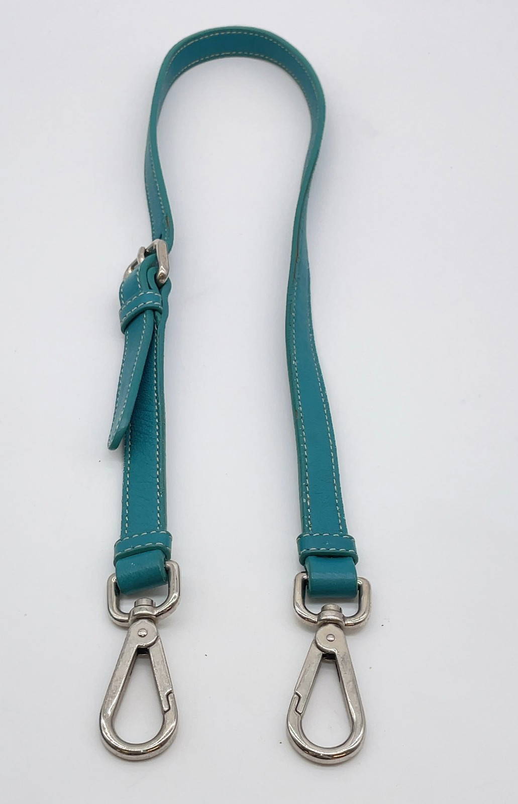 PRADA Tessuto Fiocco Gathered Bow 2-Way Satchel in Turquoise Mid-late 2000’s - Image 12