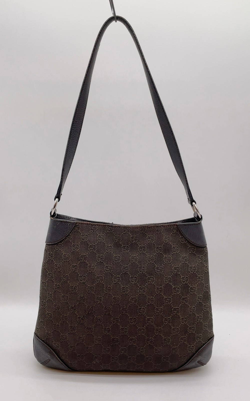 GUCCI Monogram Canvas Small Shoulder Bag / Pochette -Late 90’s - Image 6