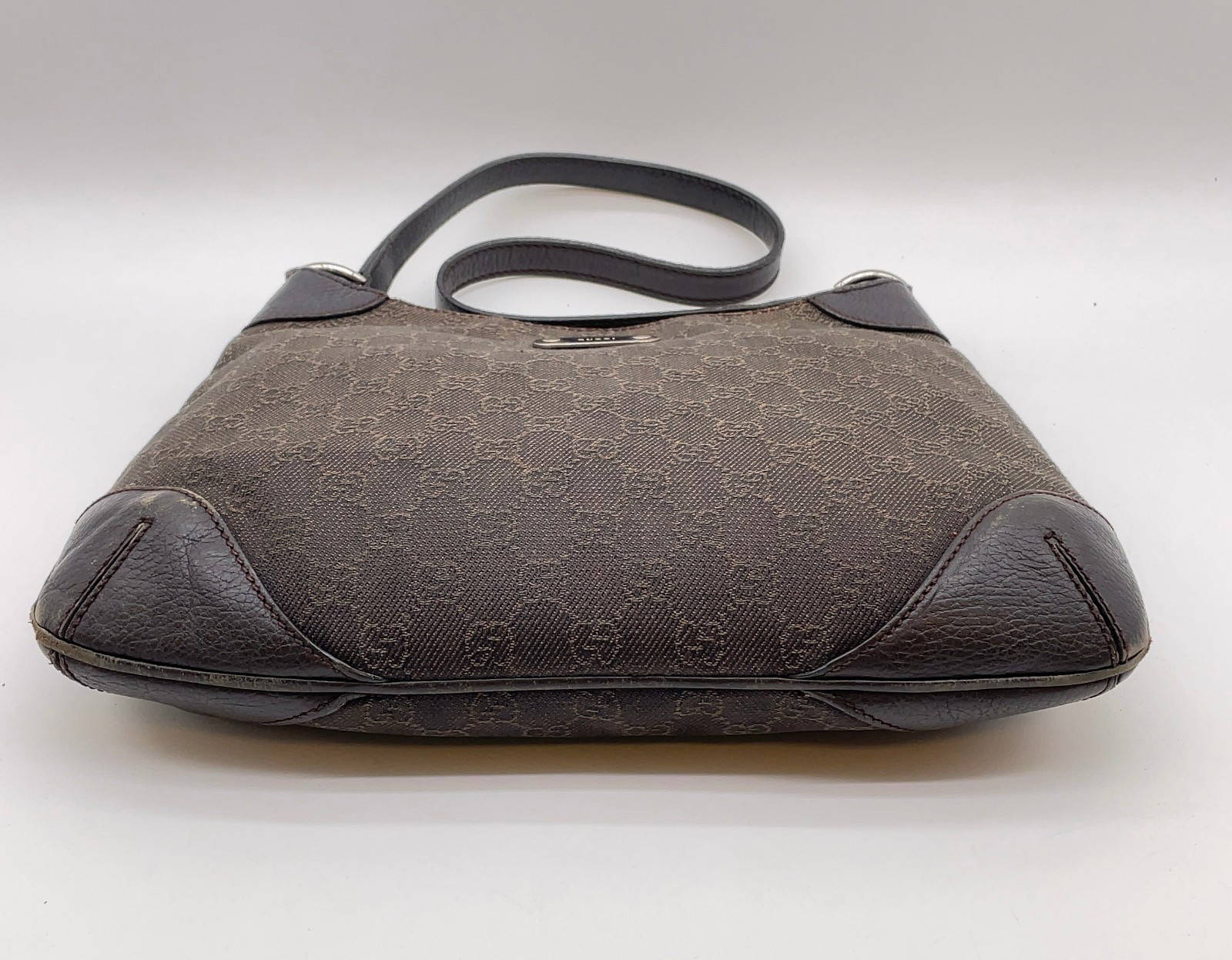 GUCCI Monogram Canvas Small Shoulder Bag / Pochette -Late 90’s - Image 7
