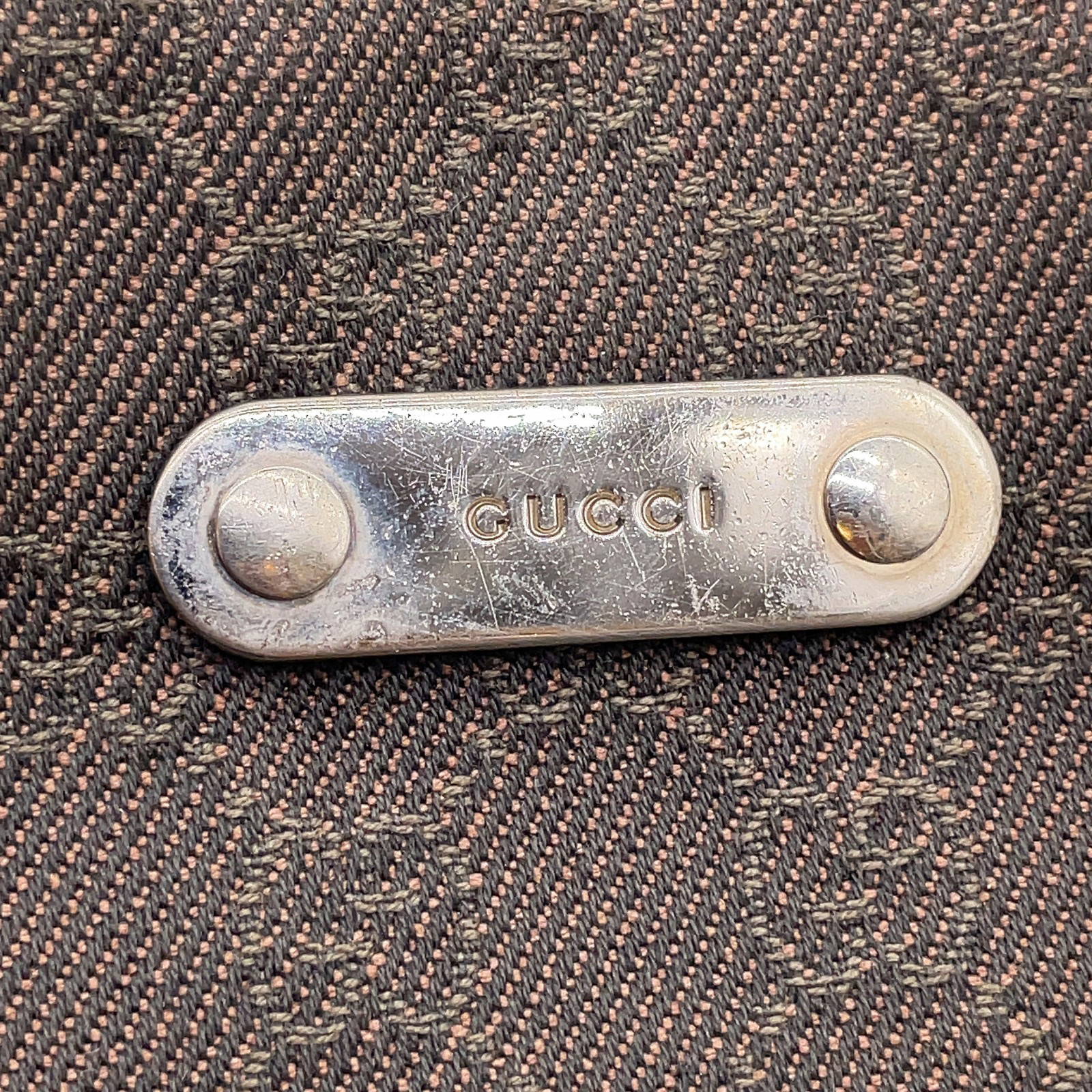 GUCCI Monogram Canvas Small Shoulder Bag / Pochette -Late 90’s - Image 11