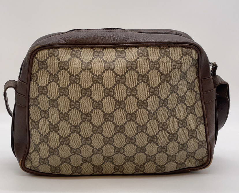 Gucci Accessory Collection GG Supreme Monogram Camera Bag-1980’S - Image 7