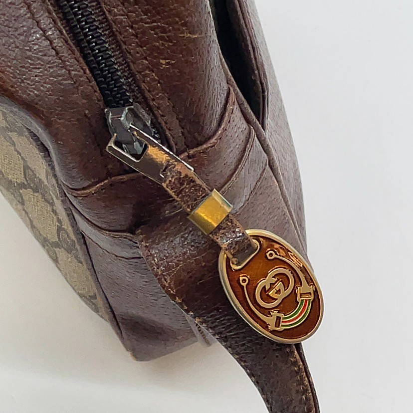 Gucci Accessory Collection GG Supreme Monogram Camera Bag-1980’S - Image 10