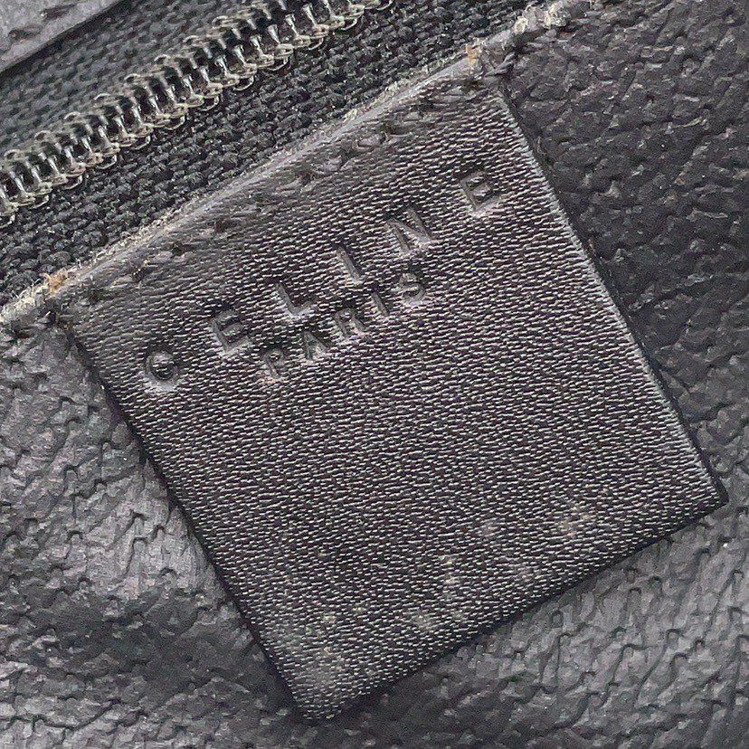 CELINE Black Macadam Triomphe Tote Bag- Feb 1997 - Image 13